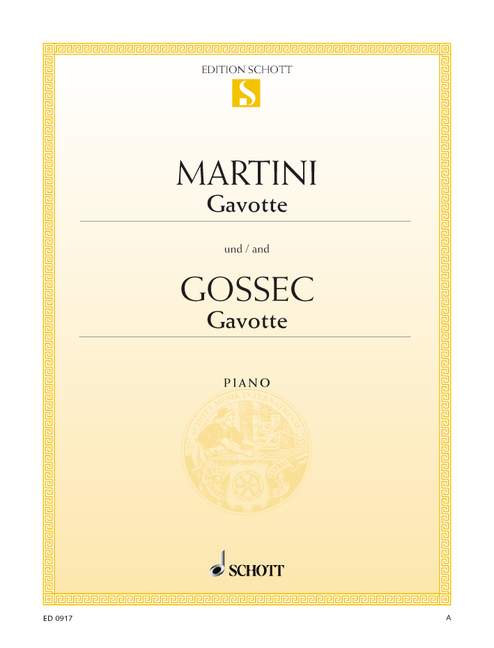 Vorderes Coverbild Gavotte D-Dur / Gavotte 