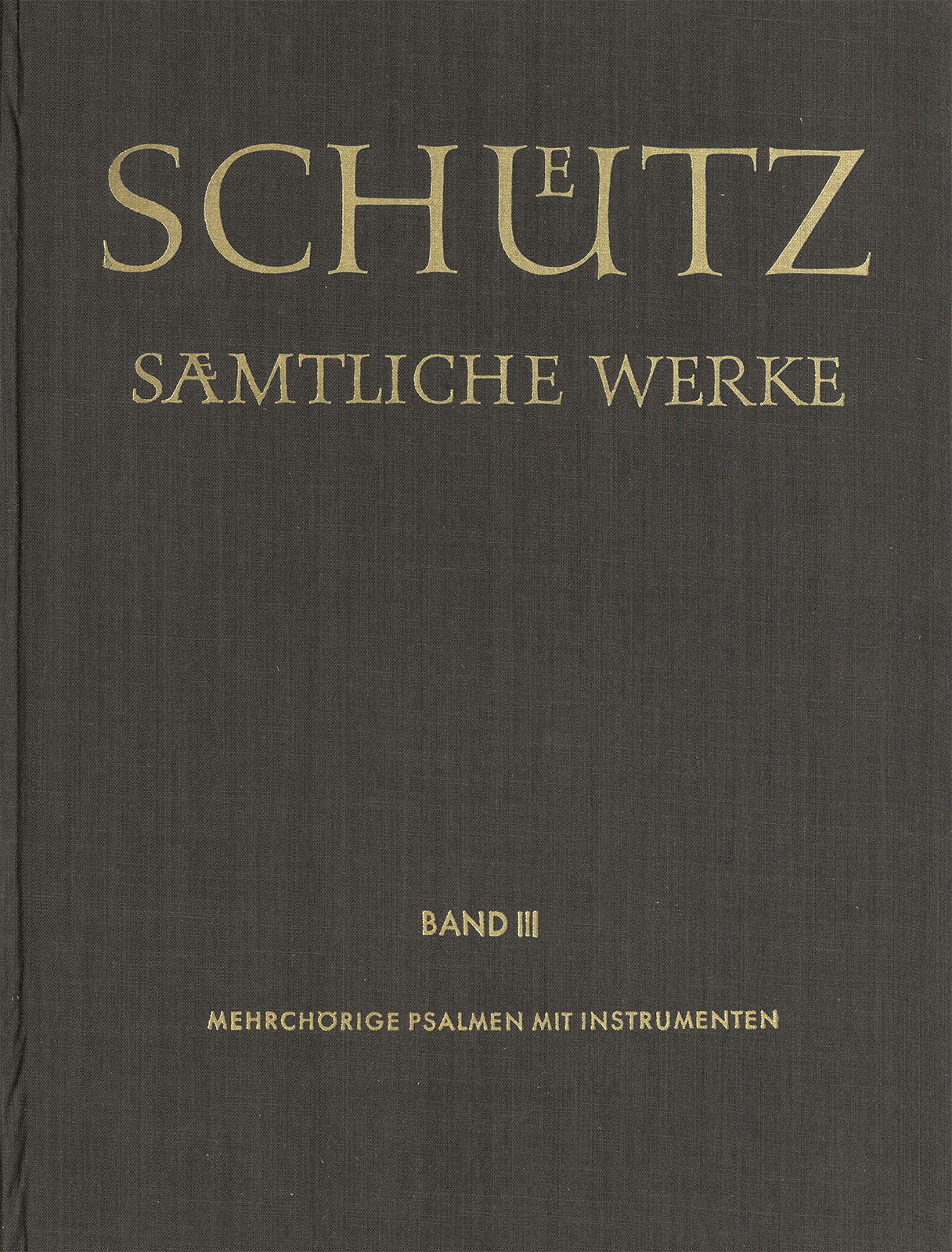 Vorderes Coverbild Sämtliche Werke, Band 3