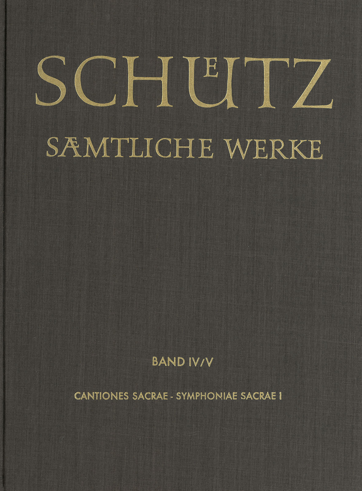 Vorderes Coverbild Sämtliche Werke, Band 4/5