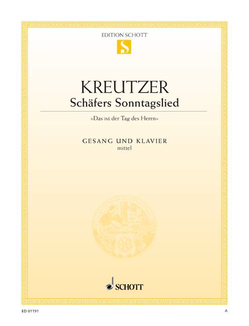 Vorderes Coverbild Schäfers Sonntagslied 