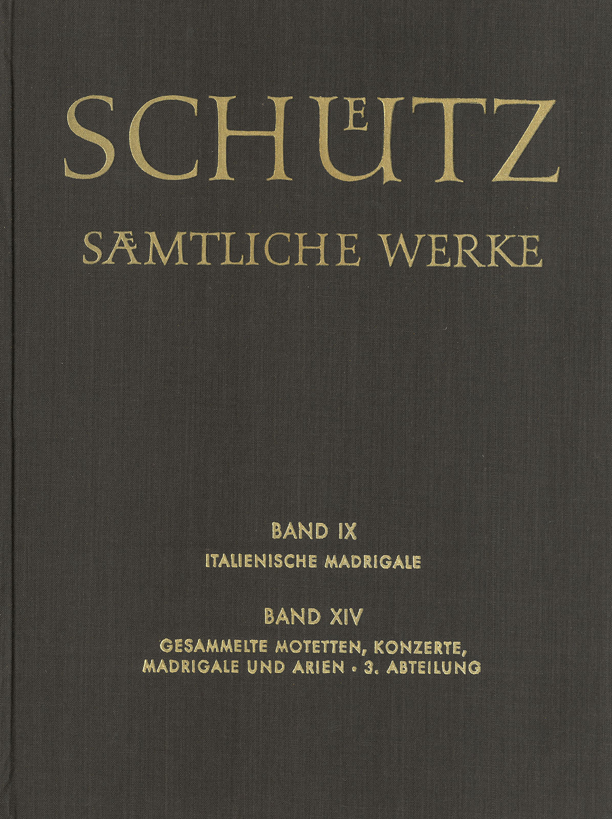 Vorderes Coverbild Sämtliche Werke, Band 9/14