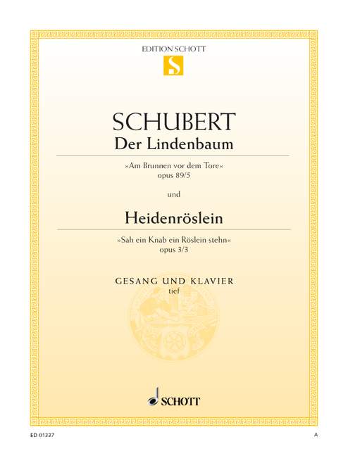 Vorderes Coverbild Der Lindenbaum / Heidenröslein op. 89/5 / op. 3/3 D 911/5 / D 257 