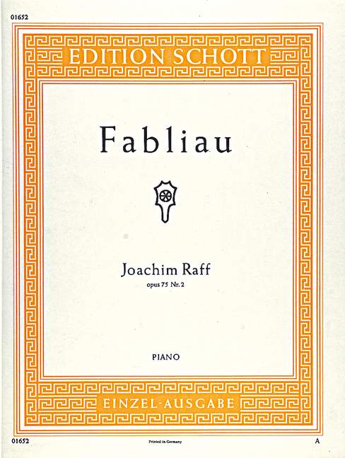 Vorderes Coverbild Fabliau op. 75/2 