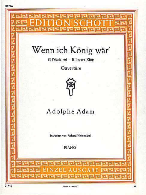 Vorderes Coverbild Wenn ich König wär' 