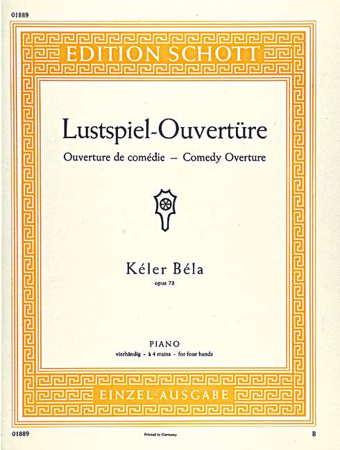 Vorderes Coverbild Lustspiel-Ouvertüre op. 73 