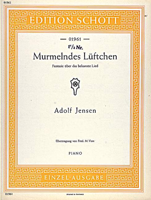 Vorderes Coverbild Murmelndes Lüftchen op. 21/4 
