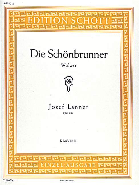 Vorderes Coverbild Die Schönbrunner op. 200 