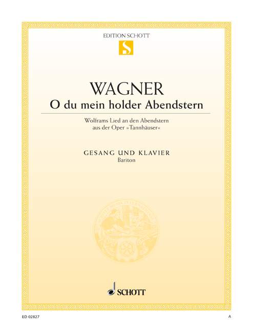 Vorderes Coverbild O du mein holder Abendstern WWV 70 