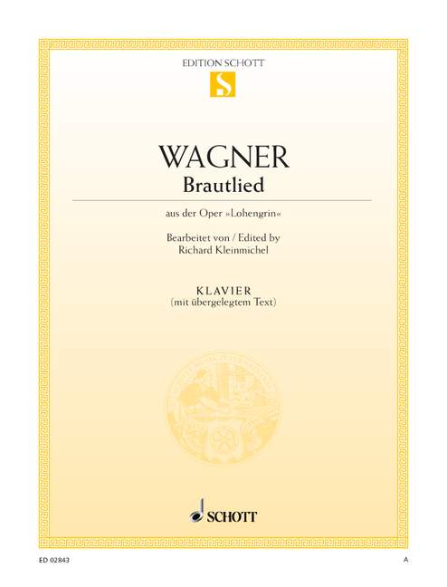 Vorderes Coverbild Brautlied WWV 75 