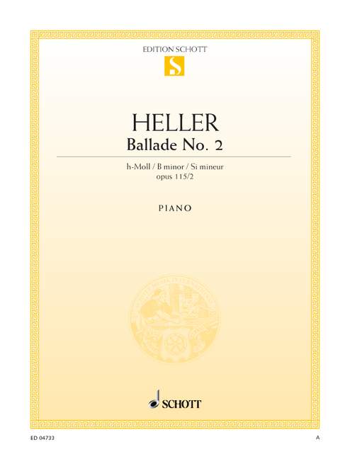 Vorderes Coverbild Ballade No. 2 h-Moll op. 115 