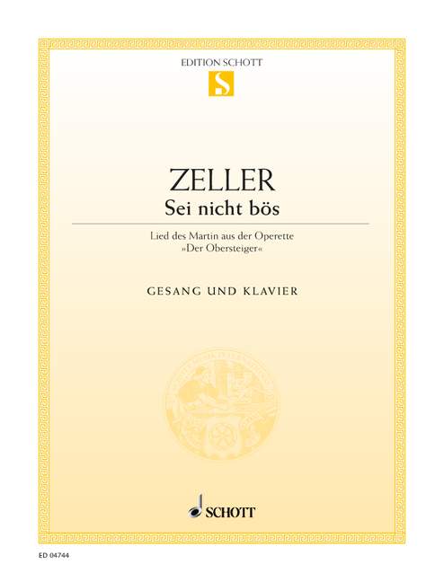 Vorderes Coverbild Sei nicht bös 