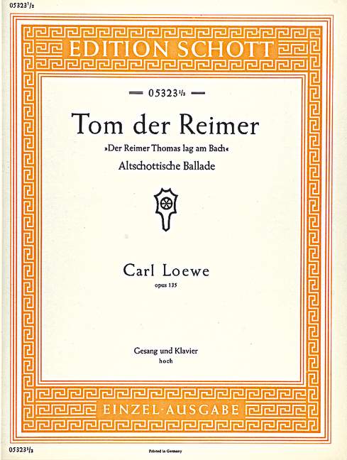 Vorderes Coverbild Tom der Reimer op. 135a 