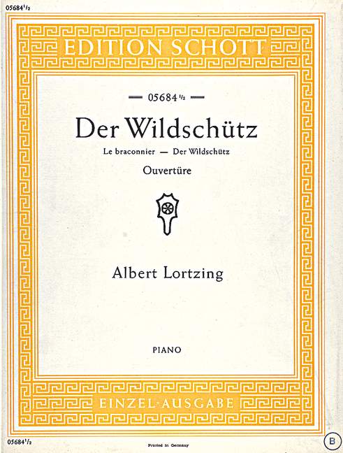Vorderes Coverbild Der Wildschütz 