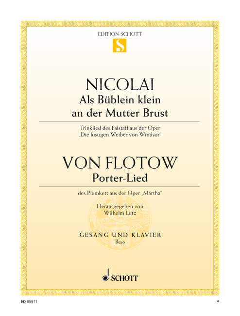 Vorderes Coverbild Als Büblein klein an der Mutterbrust / Porter-Lied 