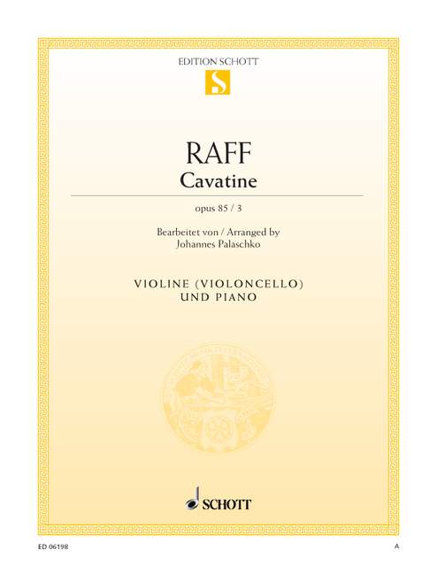 Vorderes Coverbild Cavatine op. 85/3 