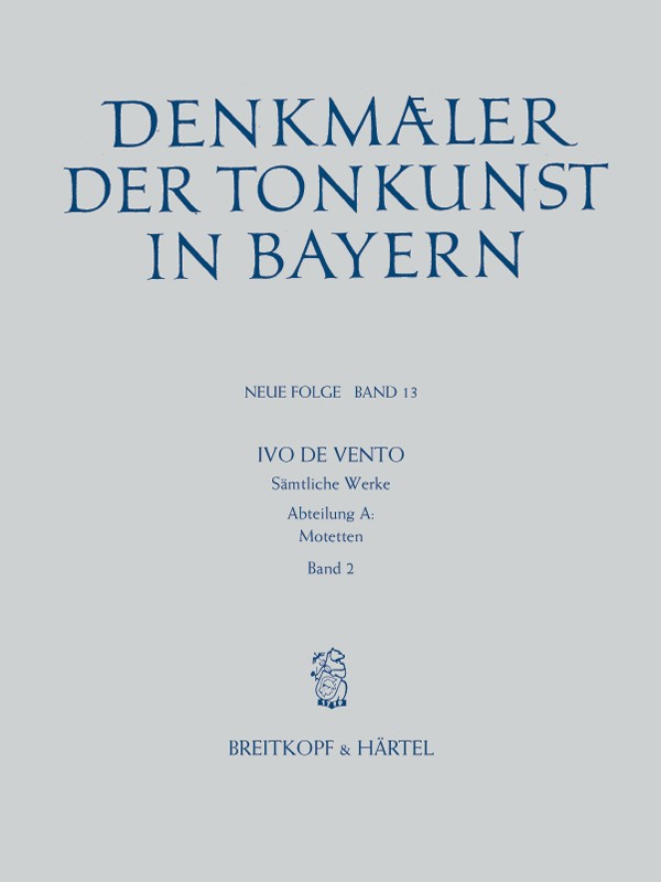 Vorderes Coverbild Sämtliche Werke Band 2 ( Abteilung A, Motetten Band 2) (1570 und 1574)