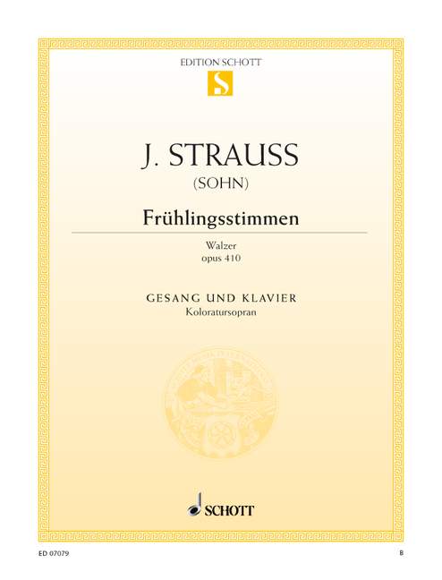 Vorderes Coverbild Frühlingsstimmen op. 410 