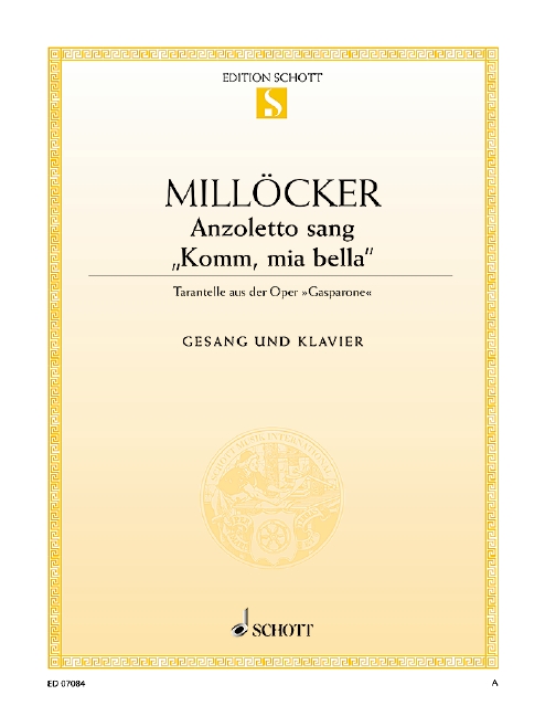 Vorderes Coverbild Anzoletto und Estrella ("Anzoletto sang") 