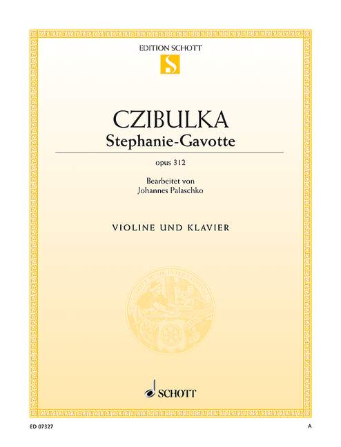 Vorderes Coverbild Stephanie-Gavotte op. 312 