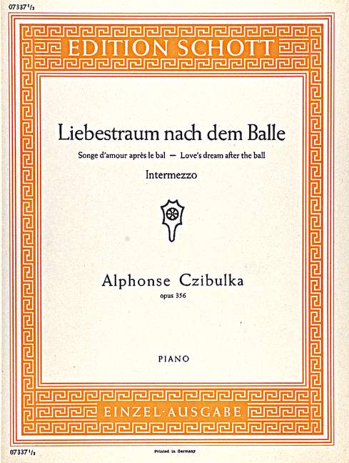 Vorderes Coverbild Liebestraum nach dem Balle op. 356 