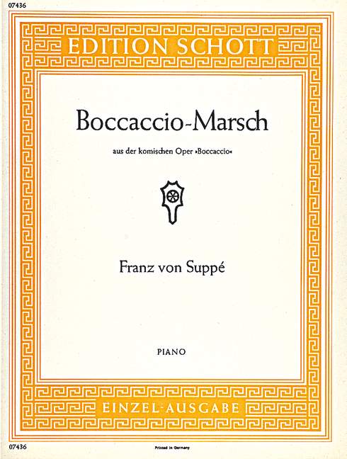 Vorderes Coverbild Boccaccio-Marsch 