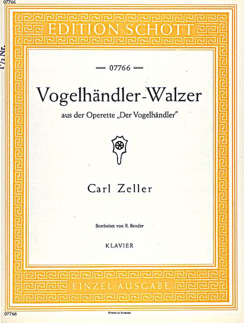Vorderes Coverbild Vogelhändler-Walzer 