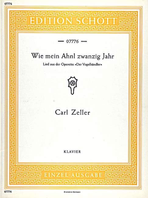 Vorderes Coverbild Wie mei Ahnl zwanzig Jahr 
