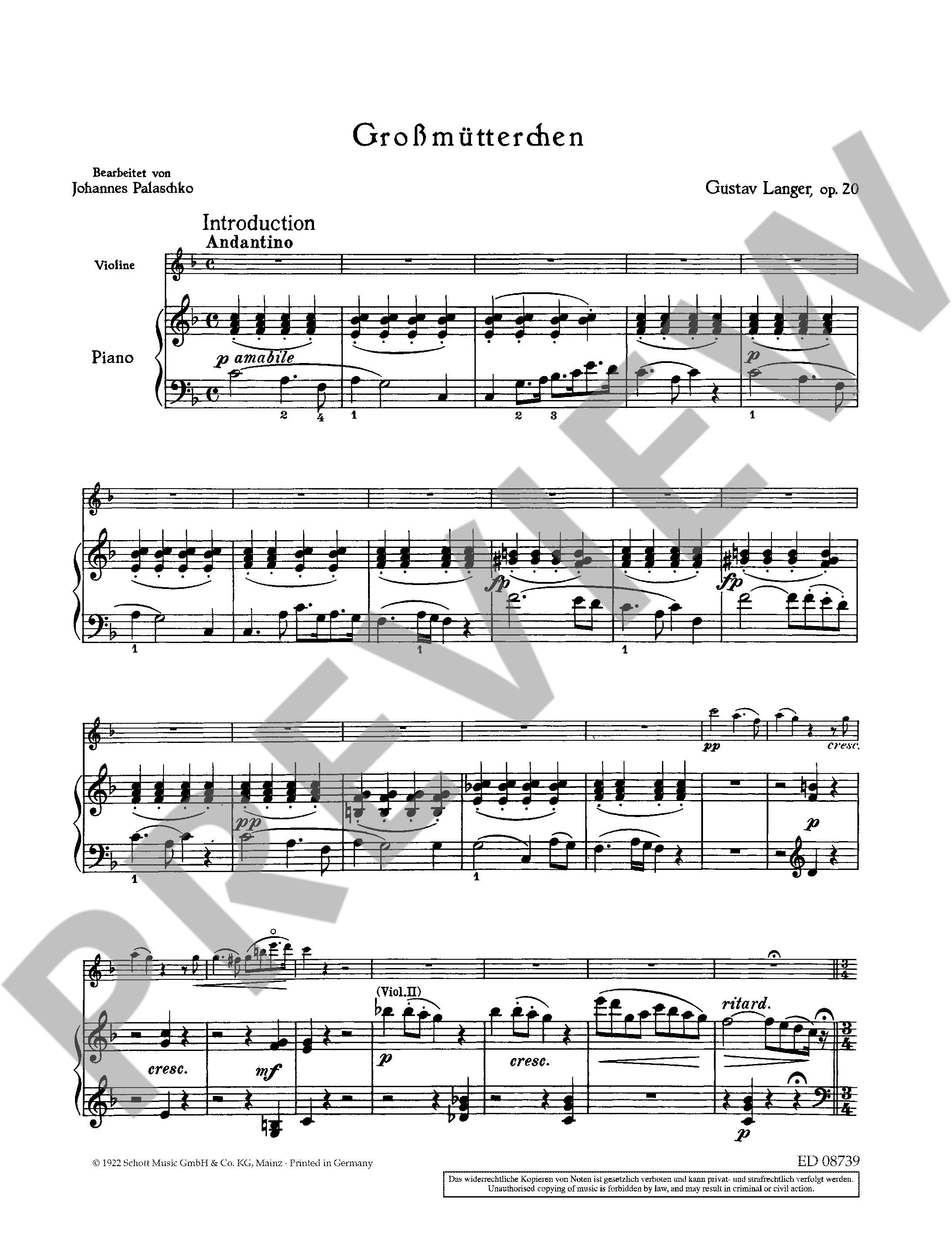 Anderes Coverbild Großmütterchen op. 20 