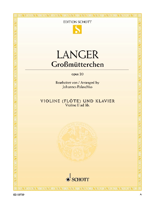 Vorderes Coverbild Großmütterchen op. 20 