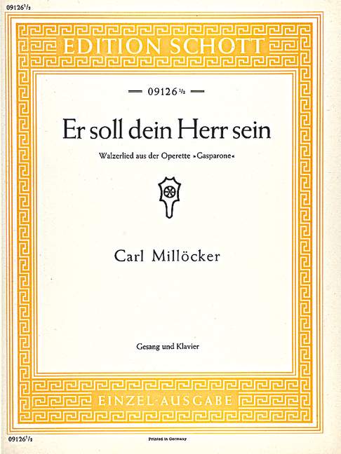 Vorderes Coverbild Er soll dein Herr sein 
