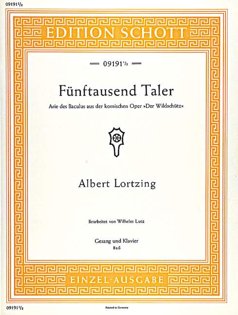Vorderes Coverbild Fünftausend Taler 