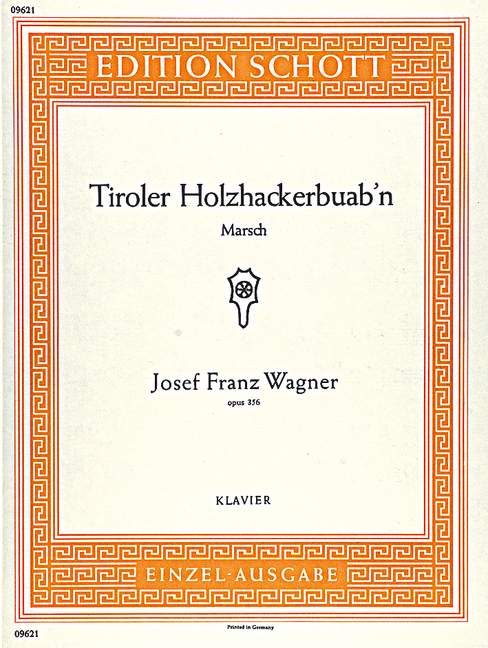Vorderes Coverbild Tiroler Holzhackerbuab'n op. 356 