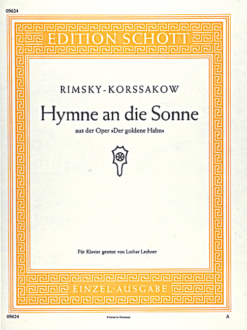 Anderes Coverbild Hymne an die Sonne 