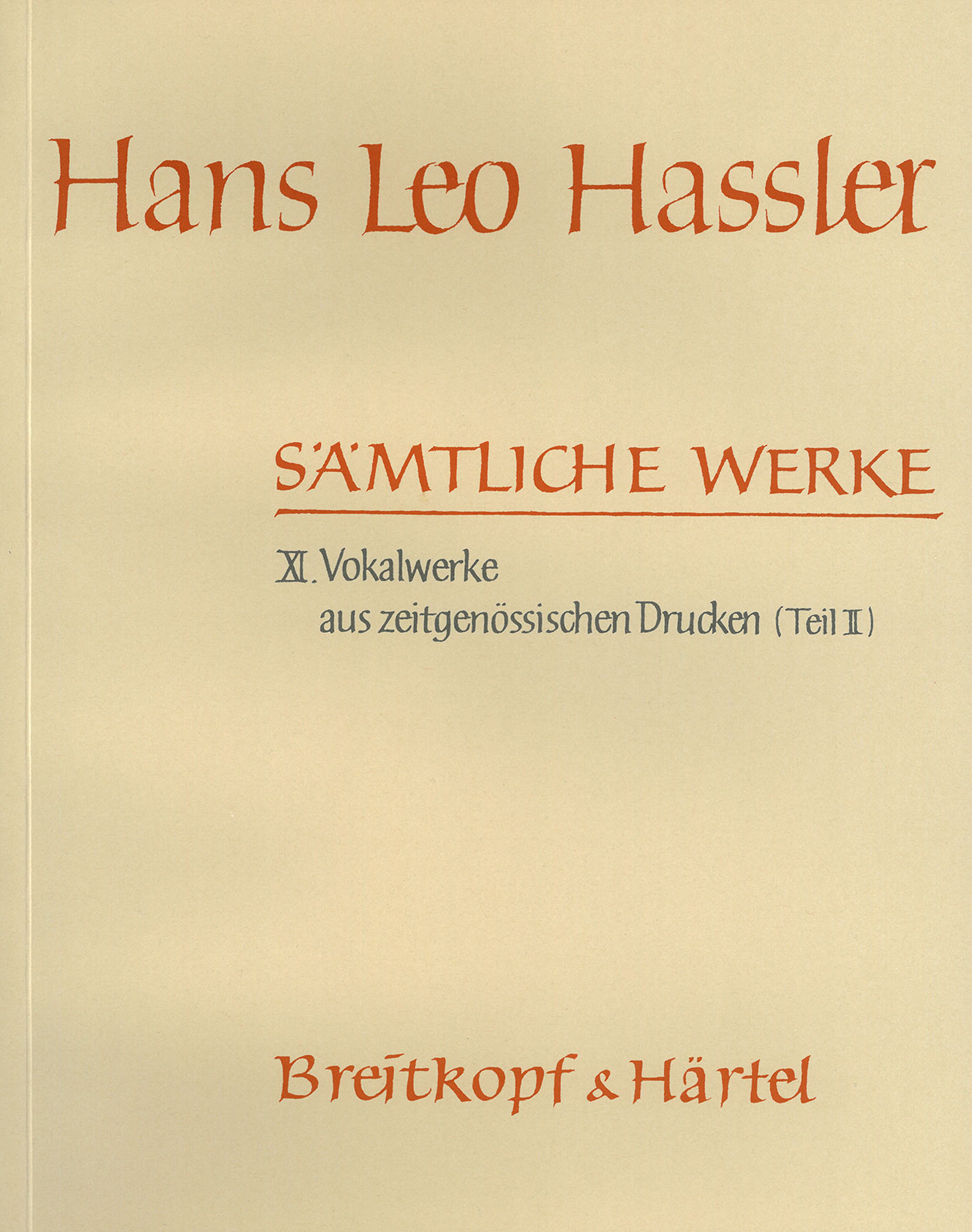 Vorderes Coverbild Sämtliche Werke, Band 11