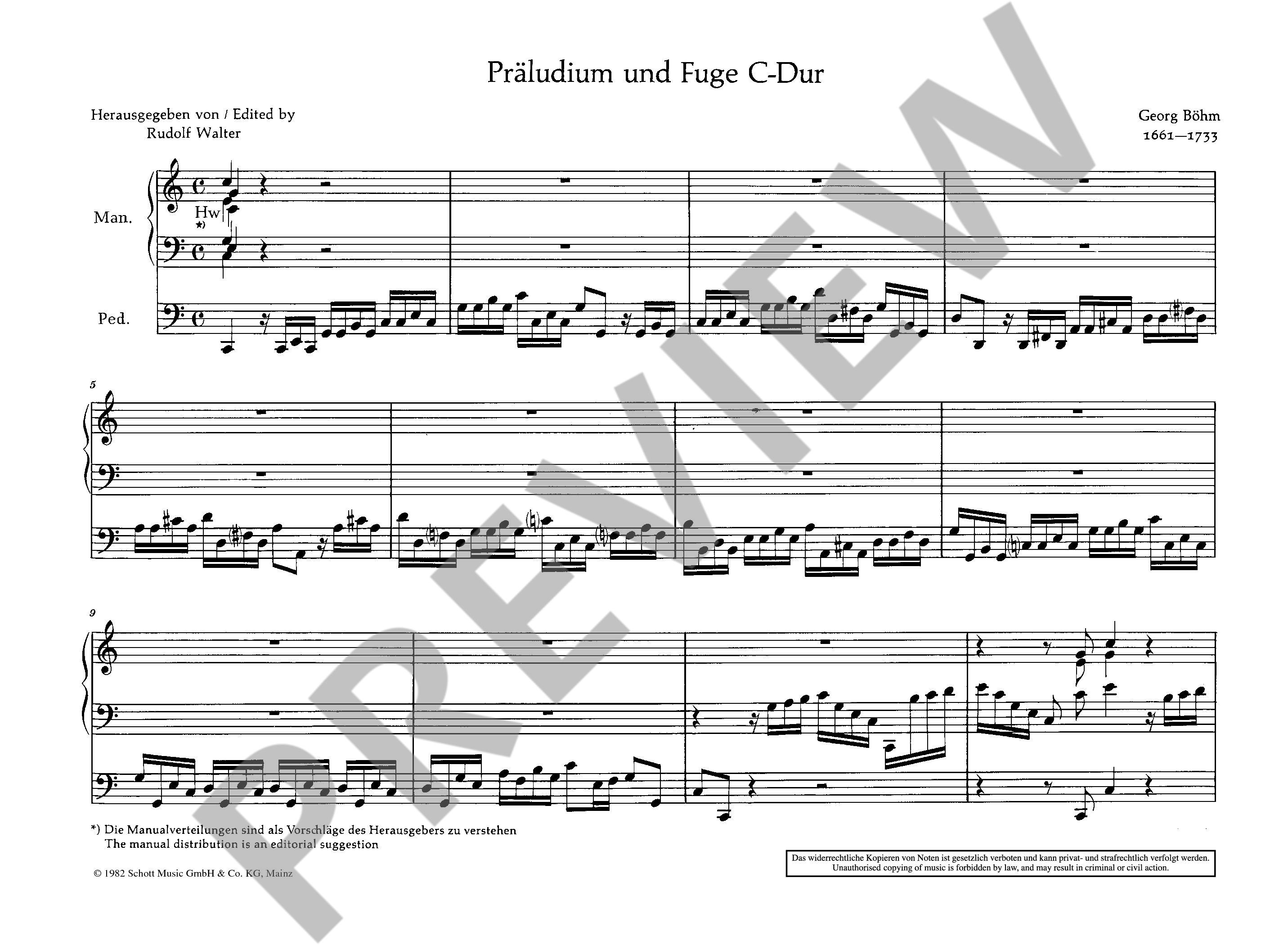 Anderes Coverbild Präludium und Fuge C-Dur 