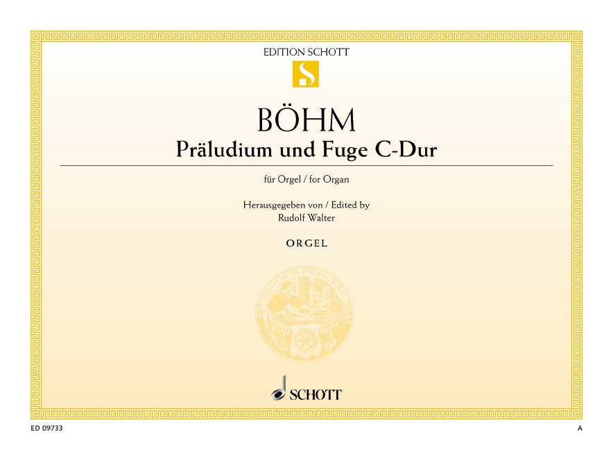 Vorderes Coverbild Präludium und Fuge C-Dur 