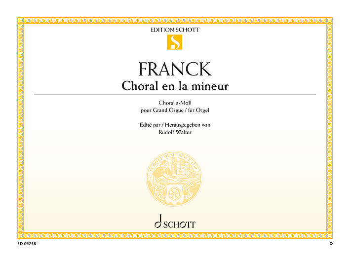 Vorderes Coverbild Choral a-Moll 