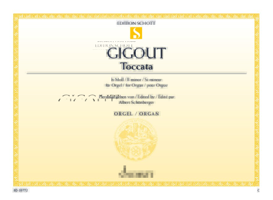 Anderes Coverbild Toccata h-Moll 