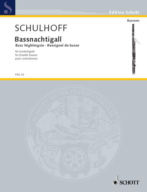 Vorderes Coverbild Bassnachtigall op. 38 