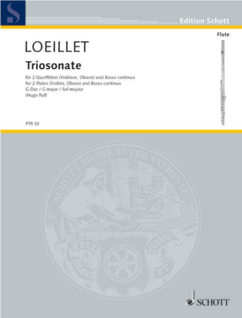 Vorderes Coverbild Triosonate op. 1 