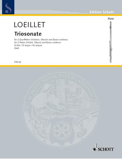 Vorderes Coverbild Triosonate op. 1 