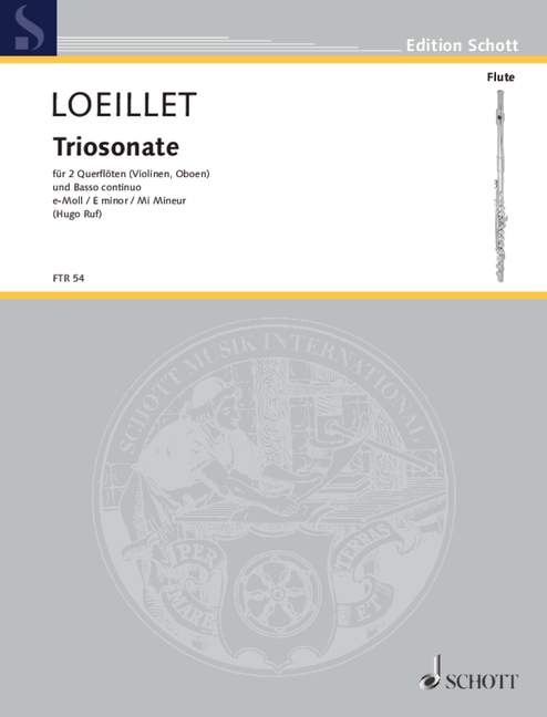 Vorderes Coverbild Triosonate op. 1 