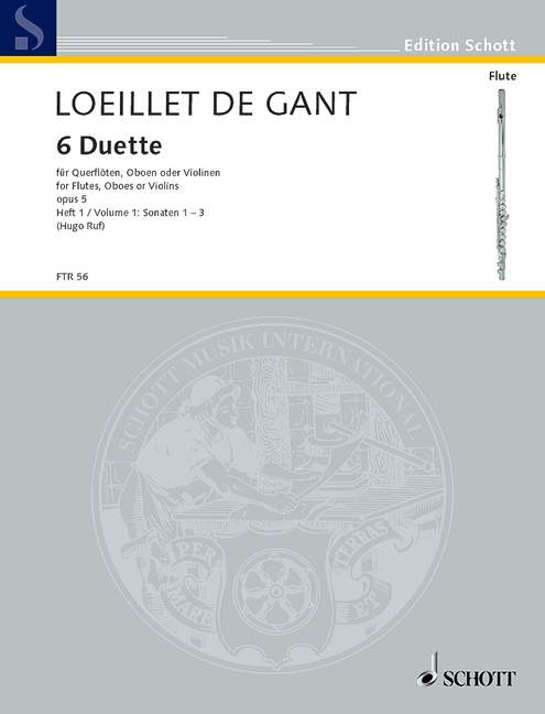 Vorderes Coverbild 6 Duette op. 5 