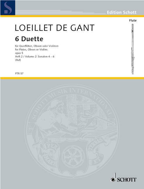 Vorderes Coverbild 6 Duette op. 5 