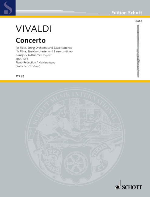Anderes Coverbild Concerto Nr. 4 G-Dur op. 10/4 RV 435/PV 104 