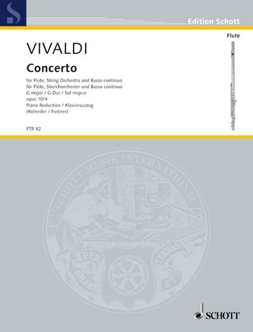 Vorderes Coverbild Concerto Nr. 4 G-Dur op. 10/4 RV 435/PV 104 