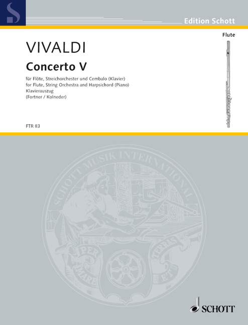 Vorderes Coverbild Concerto V op. 10/5 RV 434 