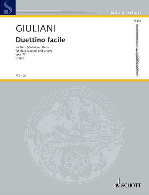 Vorderes Coverbild Duettino facile op. 77 