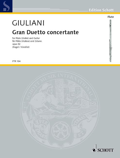 Vorderes Coverbild Gran Duetto concertante op. 52 
