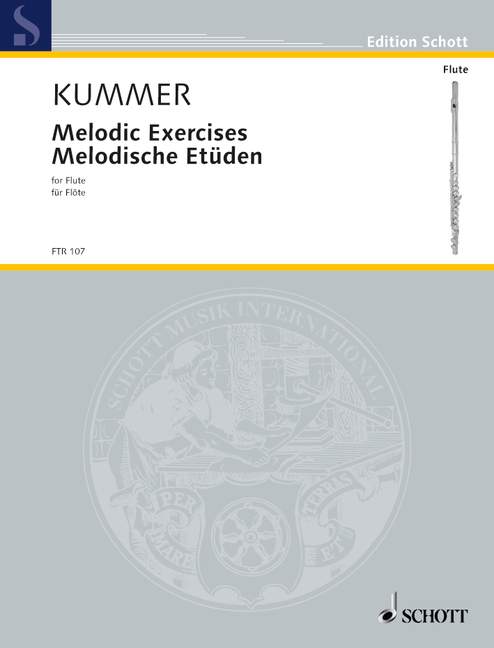 Vorderes Coverbild Melodische Etüden op. 110 